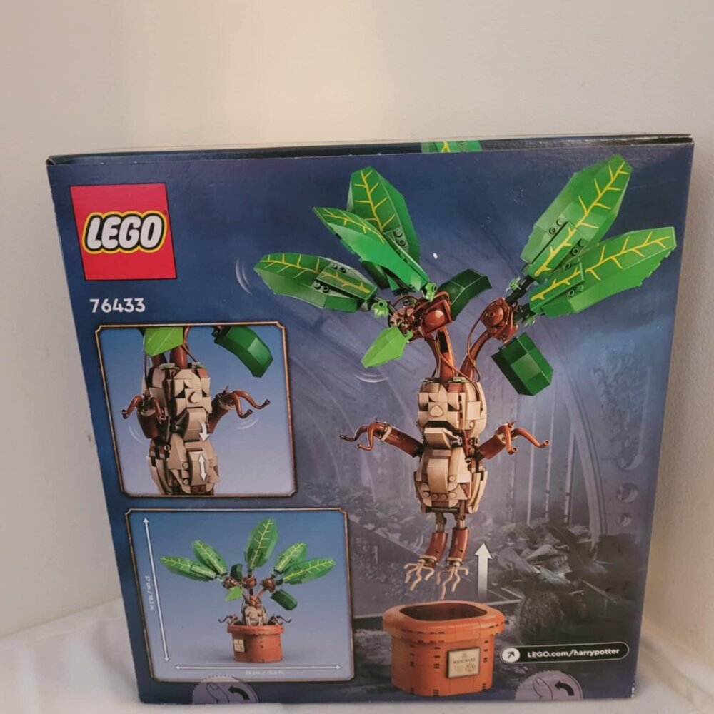 New Lego Harry Potter Mandrake Figure & Pot Plant Set #76433 Sealed